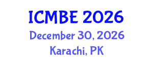International Conference on Mathematical Biology and Ecology (ICMBE) December 30, 2026 - Karachi, Pakistan