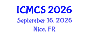 International Conference on Mathematics and Computational Science (ICMCS) September 16, 2026 - Nice, France