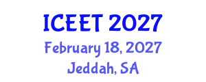 International Conference on Civil, Environmental Engineering and Technology (ICEET) February 18, 2027 - Jeddah, Saudi Arabia