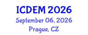 International Conference on Disaster and Emergency Management (ICDEM) September 06, 2026 - Prague, Czechia