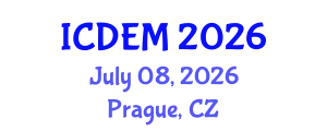 International Conference on Disaster and Emergency Management (ICDEM) July 08, 2026 - Prague, Czechia
