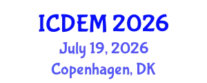 International Conference on Disaster and Emergency Management (ICDEM) July 19, 2026 - Copenhagen, Denmark