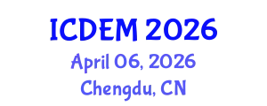 International Conference on Disaster and Emergency Management (ICDEM) April 06, 2026 - Chengdu, China