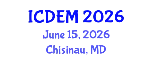 International Conference on Disaster and Emergency Management (ICDEM) June 15, 2026 - Chisinau, Republic of Moldova