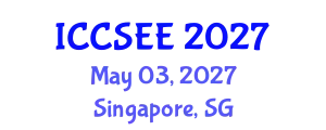 International Conference on Civil, Structural and Earthquake Engineering (ICCSEE) May 03, 2027 - Singapore, Singapore