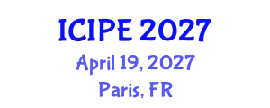 International Conference on Industrial and Production Engineering (ICIPE) April 19, 2027 - Paris, France