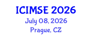 International Conference on Industrial and Manufacturing Systems Engineering (ICIMSE) July 08, 2026 - Prague, Czechia