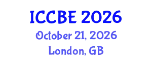 International Conference on Chemical and Biochemical Engineering (ICCBE) October 21, 2026 - London, United Kingdom