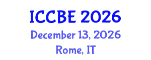 International Conference on Chemical and Biochemical Engineering (ICCBE) December 13, 2026 - Rome, Italy