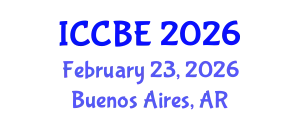 International Conference on Chemical and Biochemical Engineering (ICCBE) February 23, 2026 - Buenos Aires, Argentina