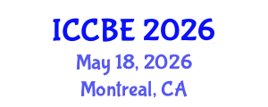 International Conference on Chemical and Biochemical Engineering (ICCBE) May 18, 2026 - Montreal, Canada