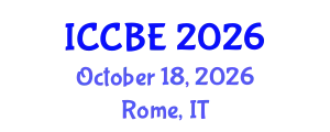 International Conference on Chemical and Biochemical Engineering (ICCBE) October 18, 2026 - Rome, Italy