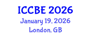 International Conference on Chemical and Biochemical Engineering (ICCBE) January 19, 2026 - London, United Kingdom