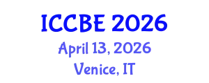International Conference on Chemical and Biochemical Engineering (ICCBE) April 13, 2026 - Venice, Italy