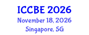 International Conference on Chemical and Biochemical Engineering (ICCBE) November 18, 2026 - Singapore, Singapore