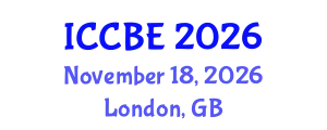 International Conference on Chemical and Biochemical Engineering (ICCBE) November 18, 2026 - London, United Kingdom