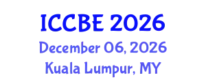 International Conference on Chemical and Biochemical Engineering (ICCBE) December 06, 2026 - Kuala Lumpur, Malaysia
