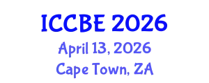 International Conference on Chemical and Biochemical Engineering (ICCBE) April 13, 2026 - Cape Town, South Africa