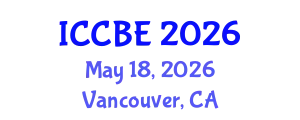 International Conference on Chemical and Biochemical Engineering (ICCBE) May 18, 2026 - Vancouver, Canada