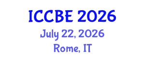 International Conference on Chemical and Biochemical Engineering (ICCBE) July 22, 2026 - Rome, Italy