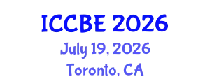 International Conference on Chemical and Biochemical Engineering (ICCBE) July 19, 2026 - Toronto, Canada