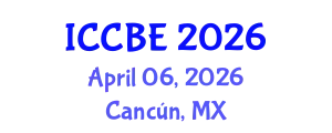 International Conference on Chemical and Biochemical Engineering (ICCBE) April 06, 2026 - Cancún, Mexico