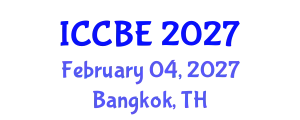 International Conference on Chemical and Biochemical Engineering (ICCBE) February 04, 2027 - Bangkok, Thailand