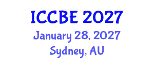 International Conference on Chemical and Biochemical Engineering (ICCBE) January 28, 2027 - Sydney, Australia