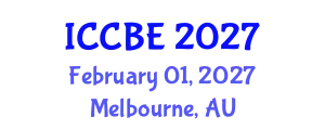 International Conference on Chemical and Biochemical Engineering (ICCBE) February 01, 2027 - Melbourne, Australia