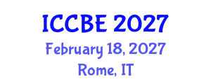 International Conference on Chemical and Biochemical Engineering (ICCBE) February 18, 2027 - Rome, Italy