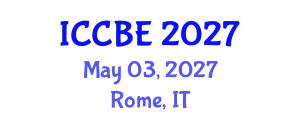 International Conference on Chemical and Biochemical Engineering (ICCBE) May 03, 2027 - Rome, Italy