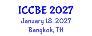 International Conference on Chemical and Biochemical Engineering (ICCBE) January 18, 2027 - Bangkok, Thailand
