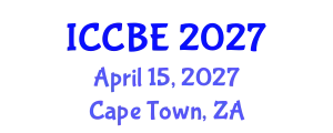 International Conference on Chemical and Biochemical Engineering (ICCBE) April 15, 2027 - Cape Town, South Africa