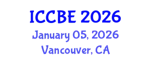 International Conference on Chemical and Biochemical Engineering (ICCBE) January 05, 2026 - Vancouver, Canada