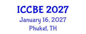 International Conference on Chemical and Biochemical Engineering (ICCBE) January 16, 2027 - Phuket, Thailand