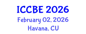 International Conference on Chemical and Biochemical Engineering (ICCBE) February 02, 2026 - Havana, Cuba
