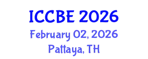 International Conference on Chemical and Biochemical Engineering (ICCBE) February 02, 2026 - Pattaya, Thailand