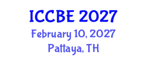 International Conference on Chemical and Biochemical Engineering (ICCBE) February 10, 2027 - Pattaya, Thailand