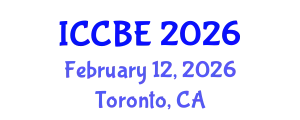 International Conference on Chemical and Biochemical Engineering (ICCBE) February 12, 2026 - Toronto, Canada