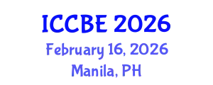International Conference on Chemical and Biochemical Engineering (ICCBE) February 16, 2026 - Manila, Philippines