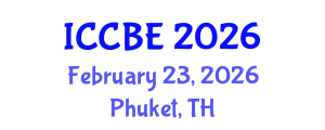 International Conference on Chemical and Biochemical Engineering (ICCBE) February 23, 2026 - Phuket, Thailand