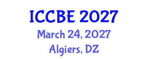 International Conference on Chemical and Biochemical Engineering (ICCBE) March 24, 2027 - Algiers, Algeria