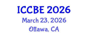International Conference on Chemical and Biochemical Engineering (ICCBE) March 23, 2026 - Ottawa, Canada