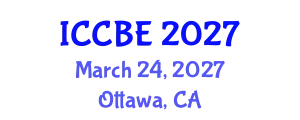 International Conference on Chemical and Biochemical Engineering (ICCBE) March 24, 2027 - Ottawa, Canada