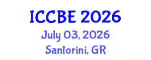 International Conference on Chemical and Biochemical Engineering (ICCBE) July 03, 2026 - Santorini, Greece