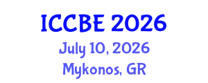 International Conference on Chemical and Biochemical Engineering (ICCBE) July 10, 2026 - Mykonos, Greece