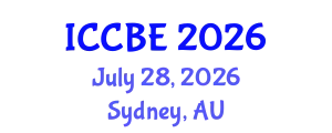 International Conference on Chemical and Biochemical Engineering (ICCBE) July 28, 2026 - Sydney, Australia