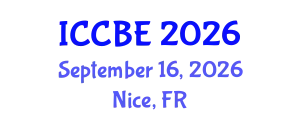 International Conference on Chemical and Biochemical Engineering (ICCBE) September 16, 2026 - Nice, France