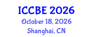 International Conference on Chemical and Biochemical Engineering (ICCBE) October 18, 2026 - Shanghai, China
