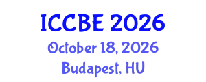 International Conference on Chemical and Biochemical Engineering (ICCBE) October 18, 2026 - Budapest, Hungary